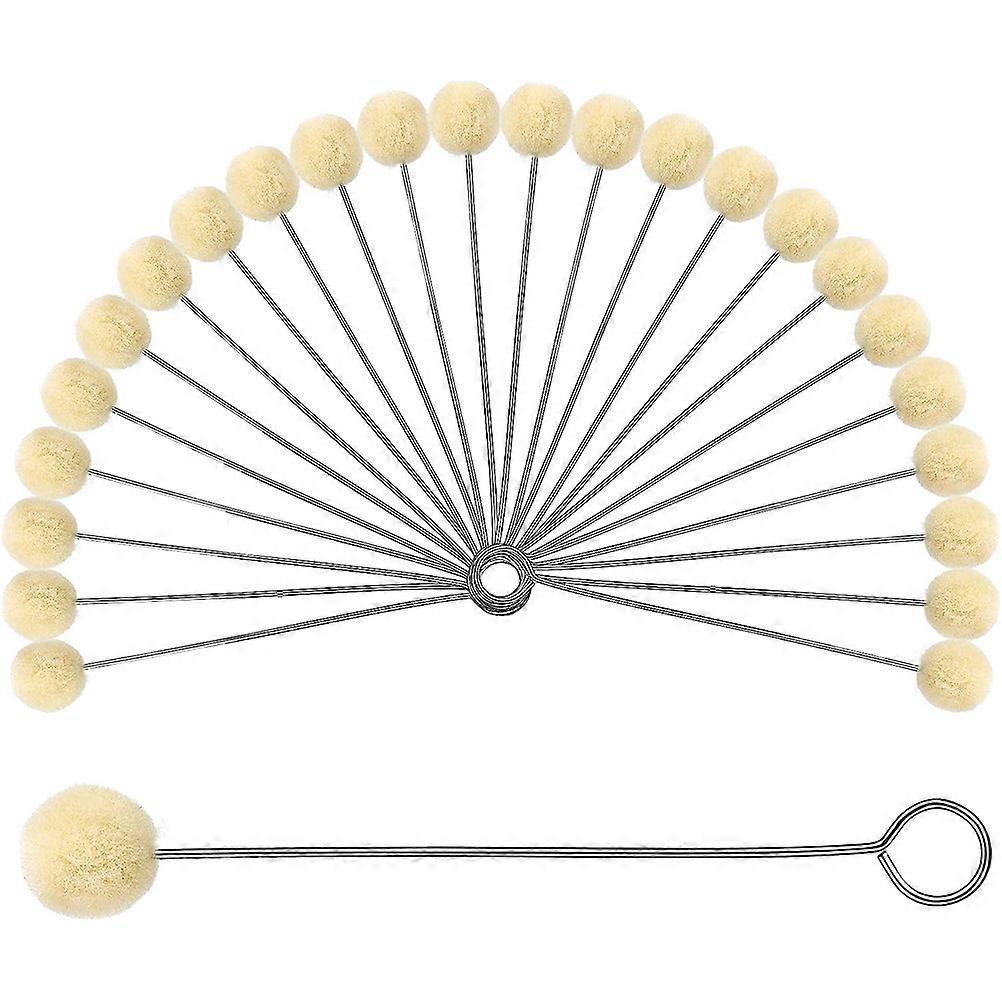 Dye Wool Daubers Long Handle Applicator Set with 120Pcs for Home Use