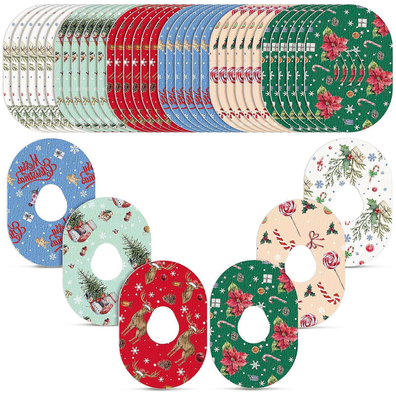 40 non-woven fabric adhesive patches for Dexcom G7 and Dexcom G6 Libre 3 Omnipods (size)