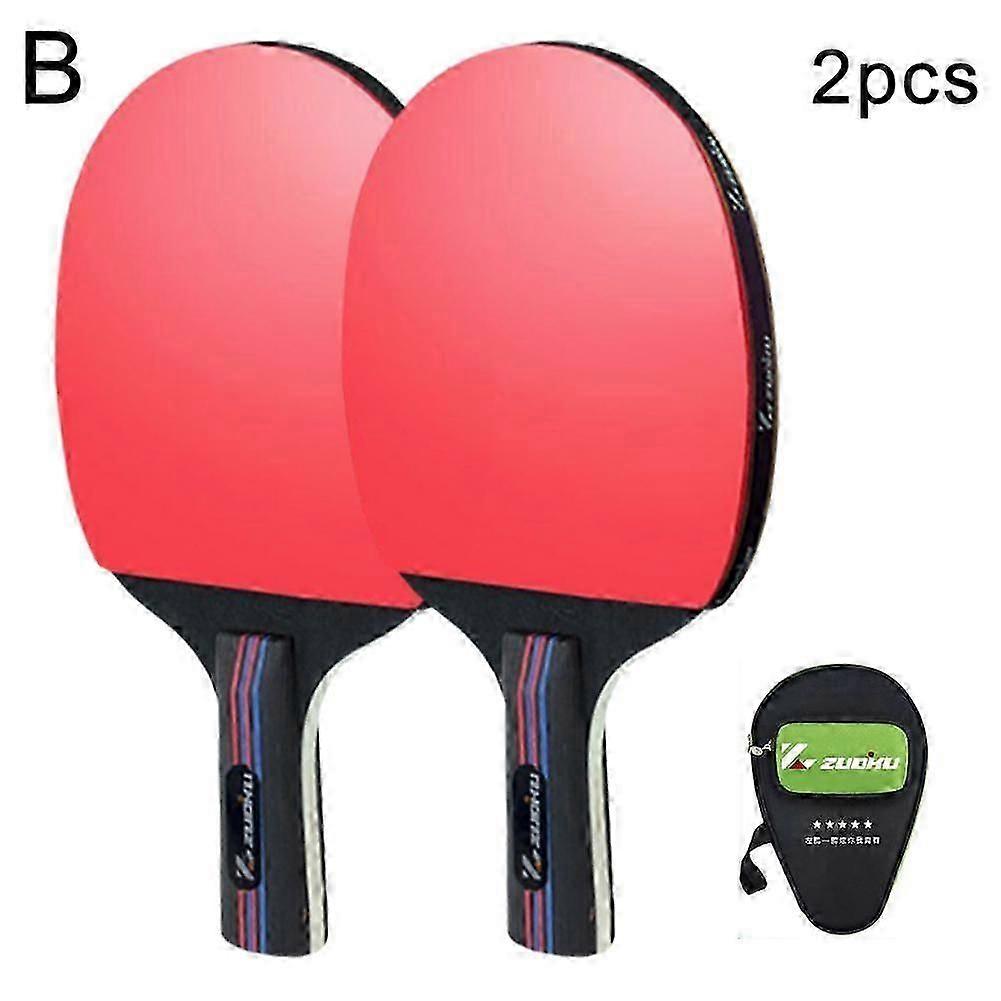 Professional Table Tennis Racket with High Elastic Rubber for Beginners-JJ