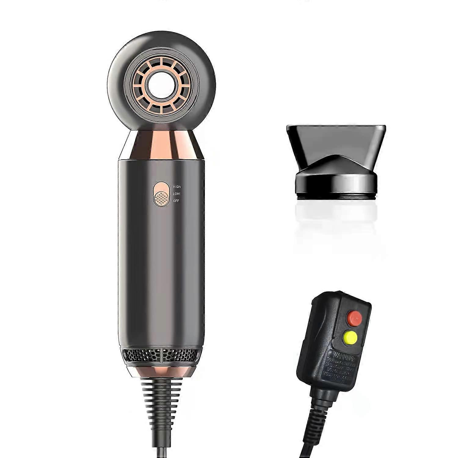 Hair Dryer 800W Fast Drying with Constant Heat Control and ALCI Safety Plug for Travel and Home