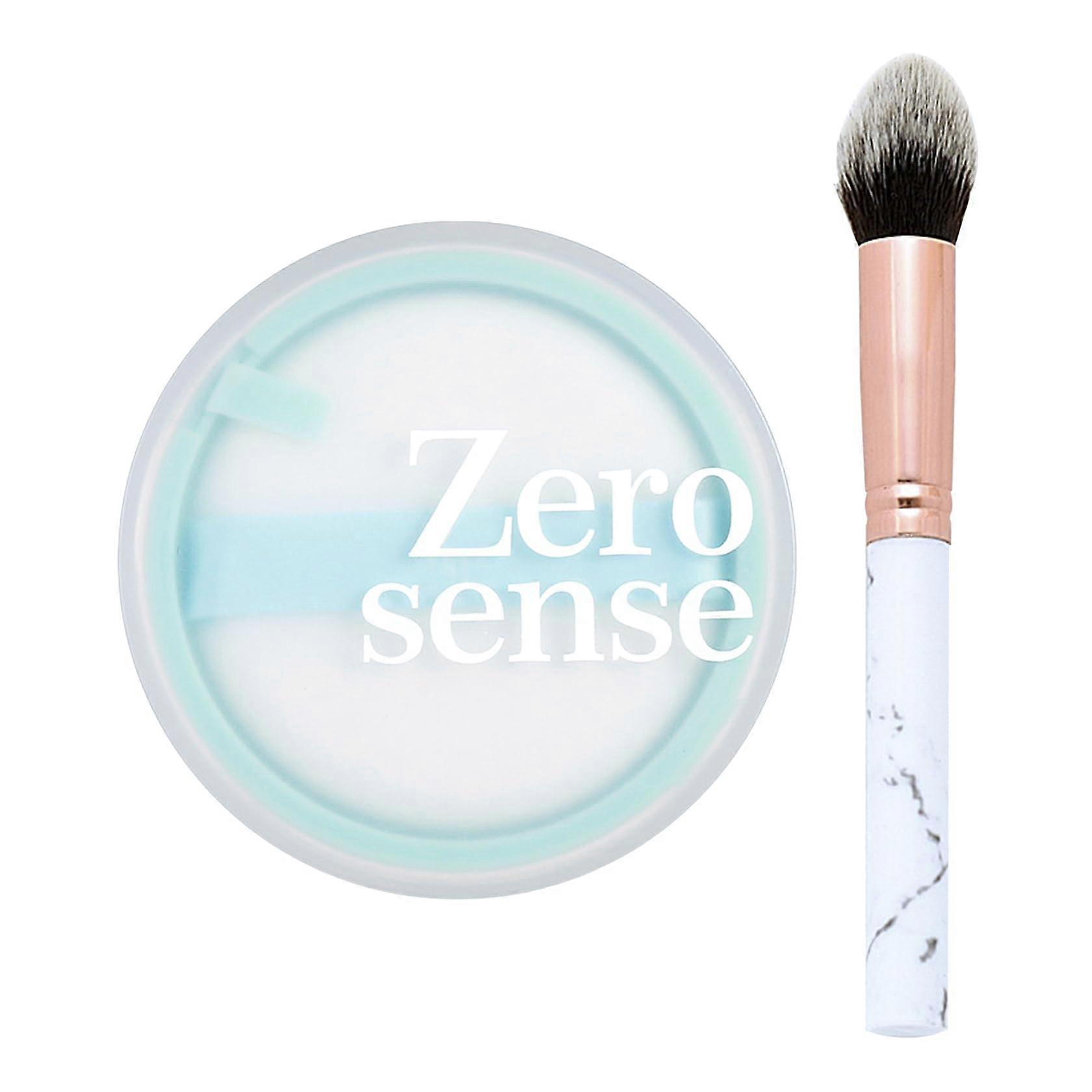 Loose Setting Powder with Brush, LongLasting Oil Control Matte Finish for All Skin Types
