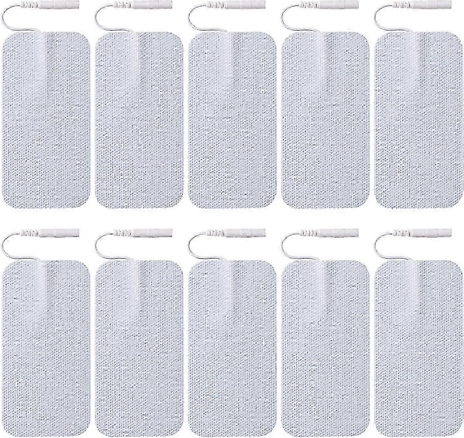 10 Pieces Replacement Electrode Pads Large Self-adhesive And Reusable Electrode Pads