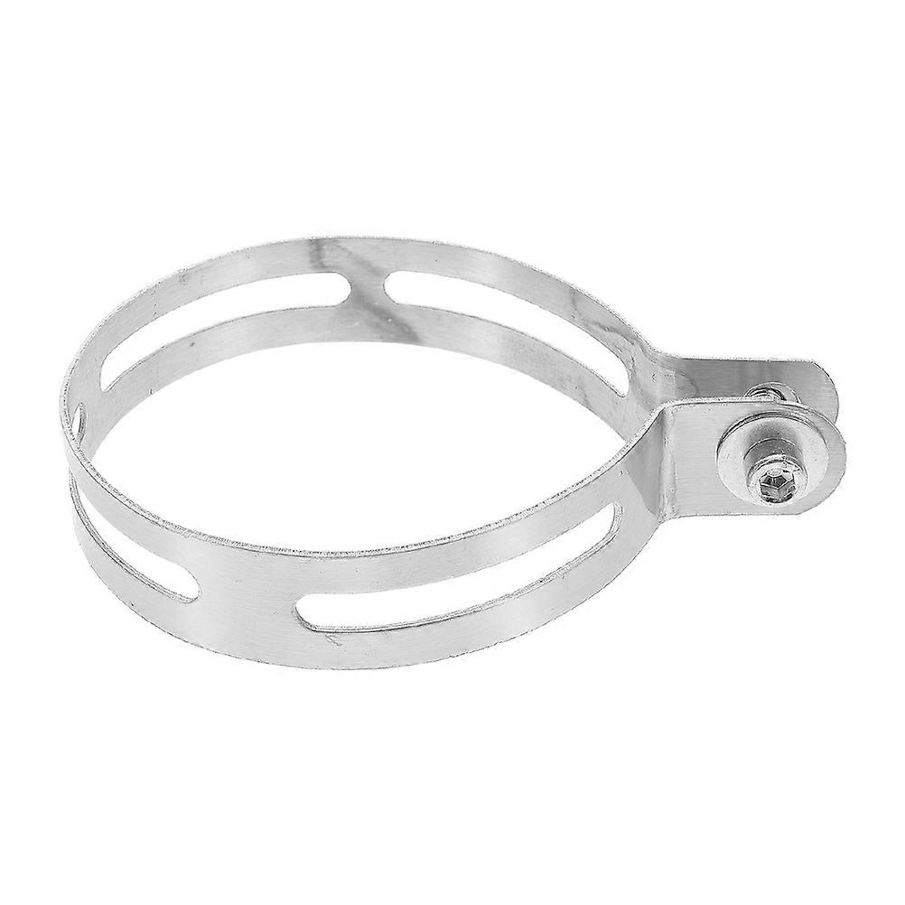 Silver Stainless Steel Motorcycle Exhaust Clamp Bracket Clip for Modification Use