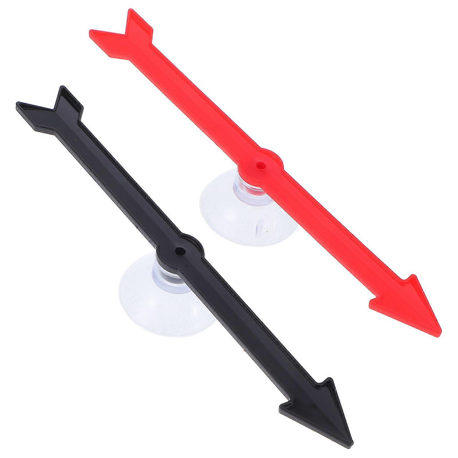 Board Game Arrow Spinner with Suction Cup for 2Pcs Plastic Pieces