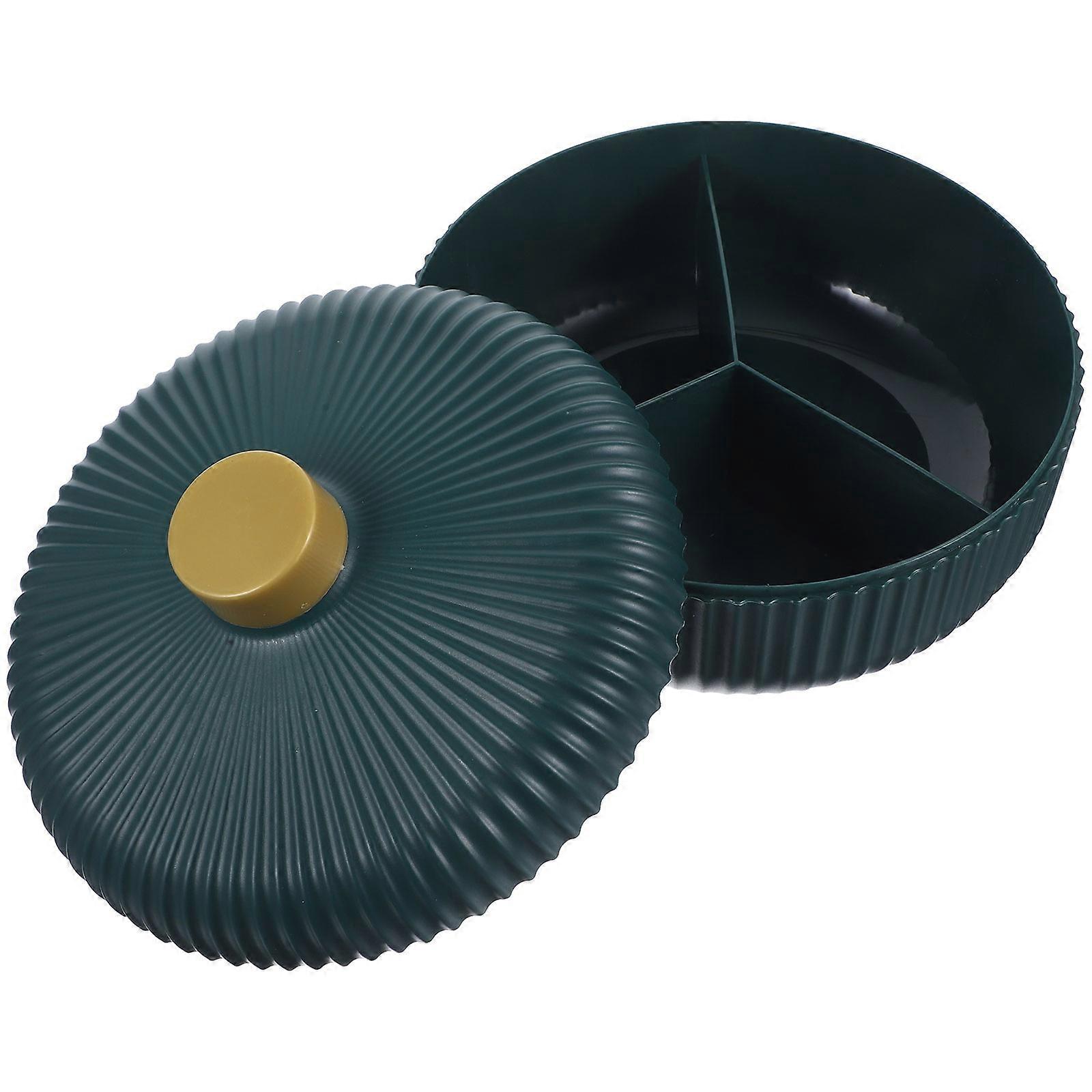 PP Material Candy Plate with Cover for Home Snack Storage Tray