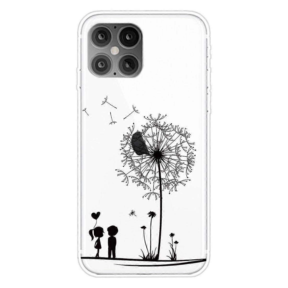 Pattern Printing Soft TPU Shell for iPhone 12 Pro/12