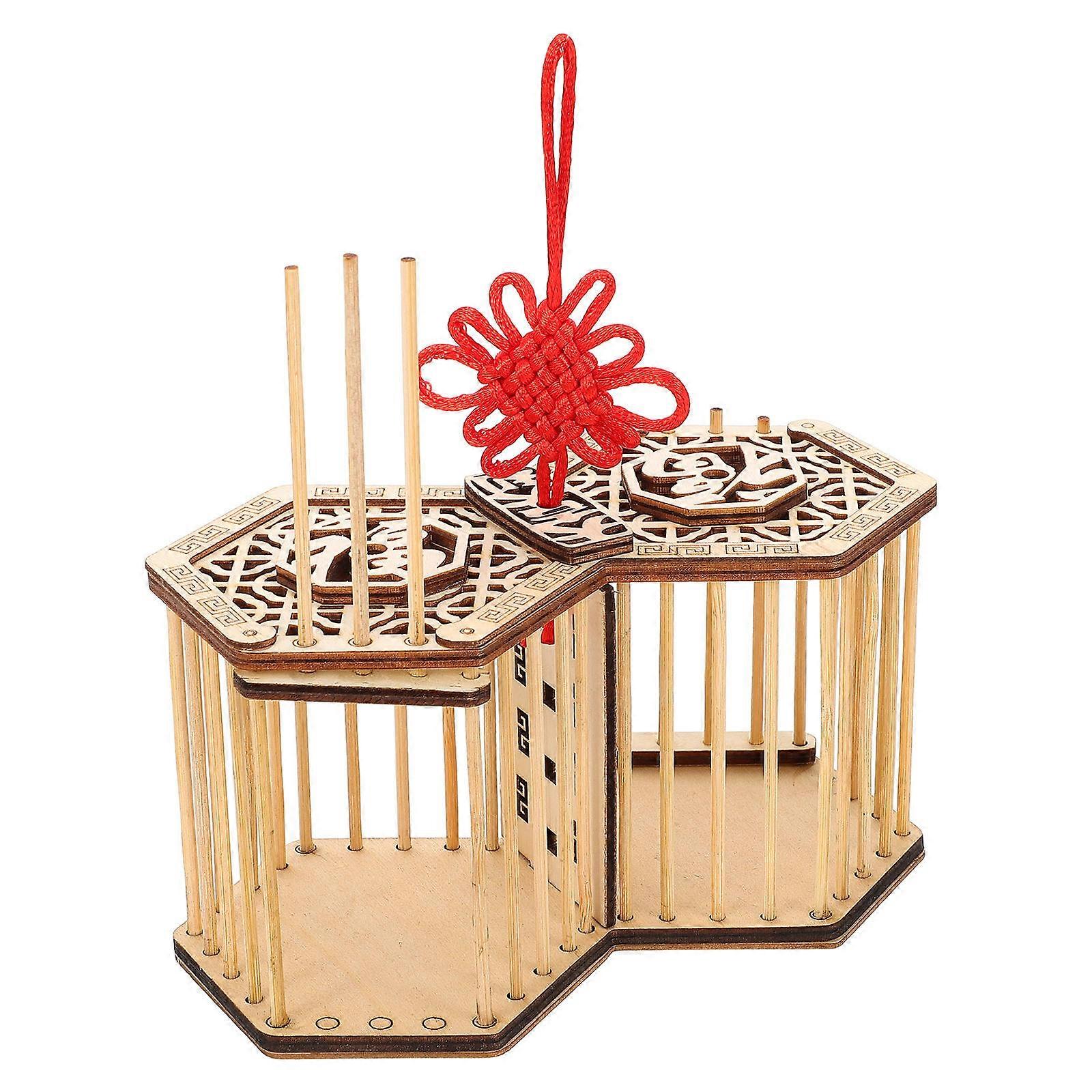 Bamboo Cricket Cage for Breeding with Hanging Mini Cricket Box