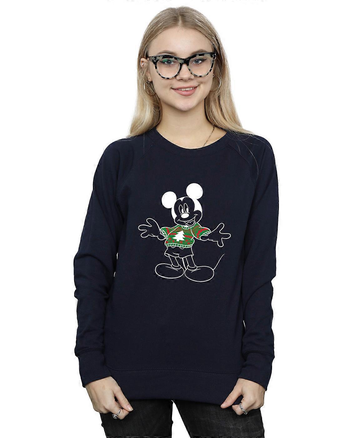 Disney Femme Mickey Mouse Noël Pull Sweatshirt