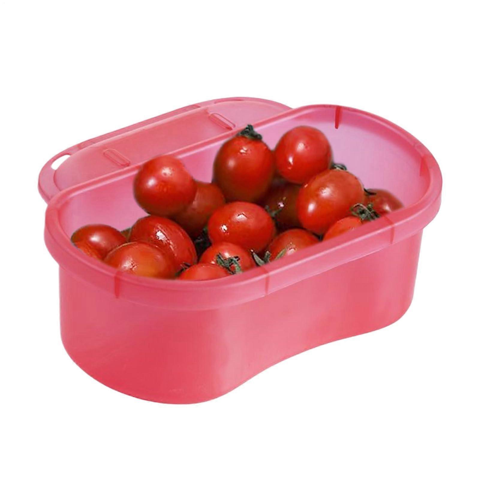 Sink Strainer Basket with Clog Prevention Design, Rustproof Corner Fit for Kitchen Pink