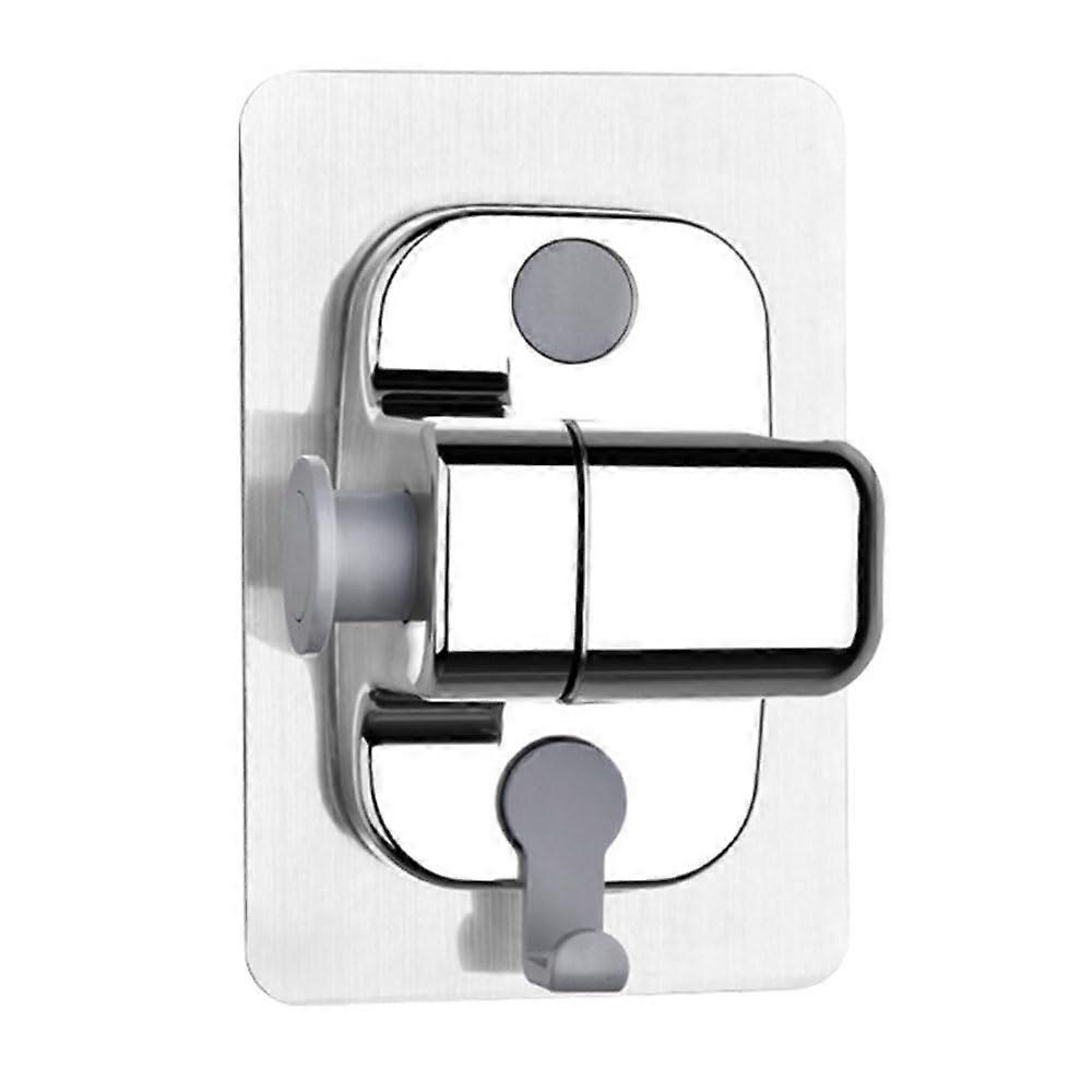 Adjustable Angle Shower Head Holder 360° Rotating NoDrill Self Adhesive Bracket for Bathroom