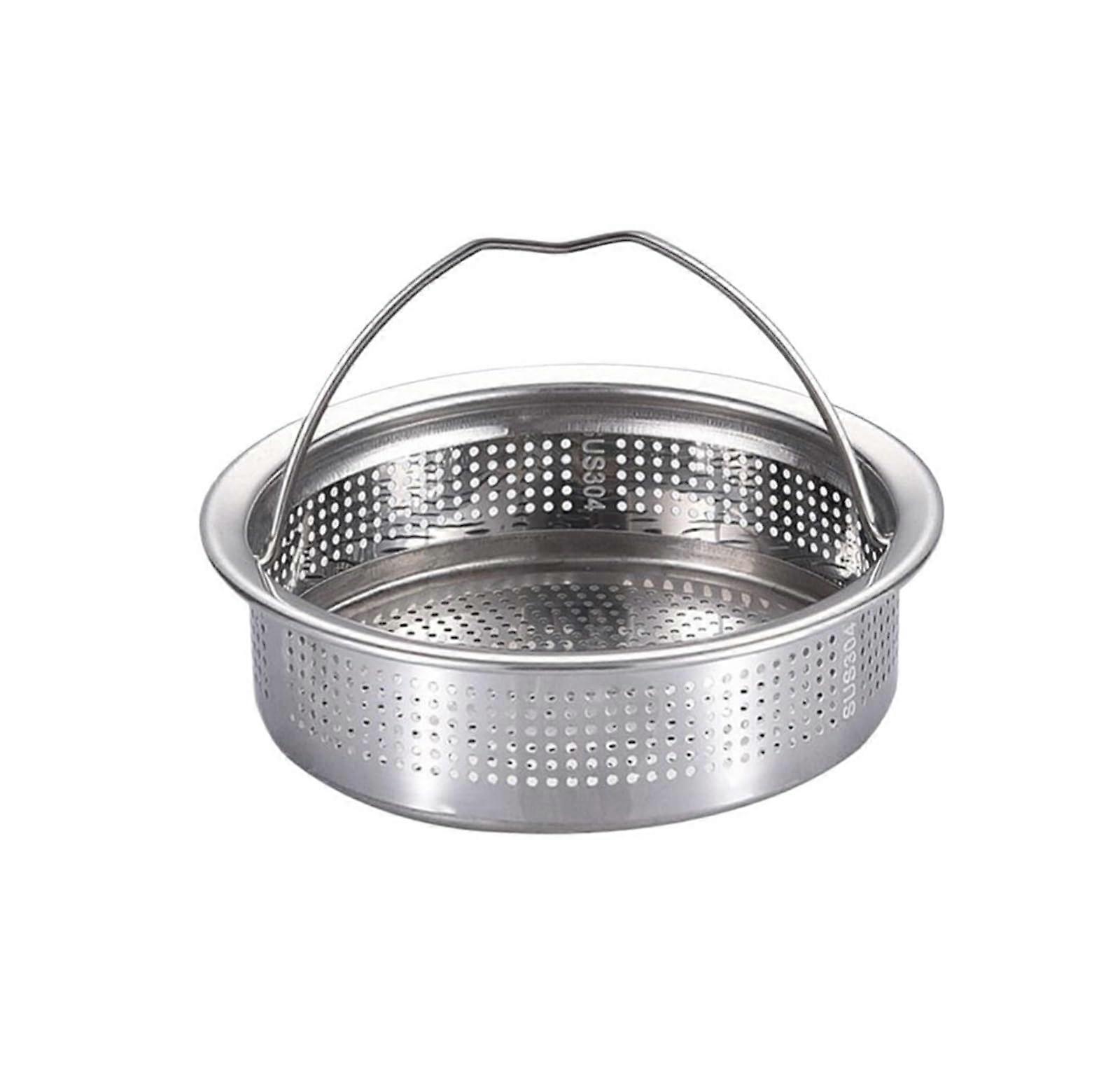 Stainless Steel Kitchen Sink Strainer with Handle, Drain Filter Basket Plug for 2cm Basin Hole