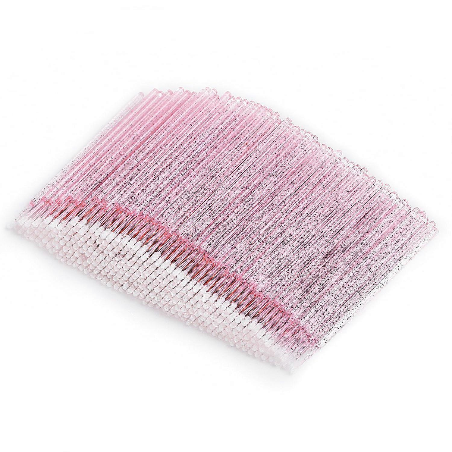 Cotton Swabs with Large 2.5mm Tip and Micro Applicator Brushes for Eyelash Extensions 400pcs