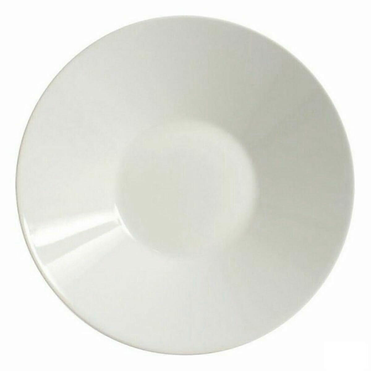 Soup Plate Set of 6 MultiColoured Ceramic Deep Plates 23.5cm