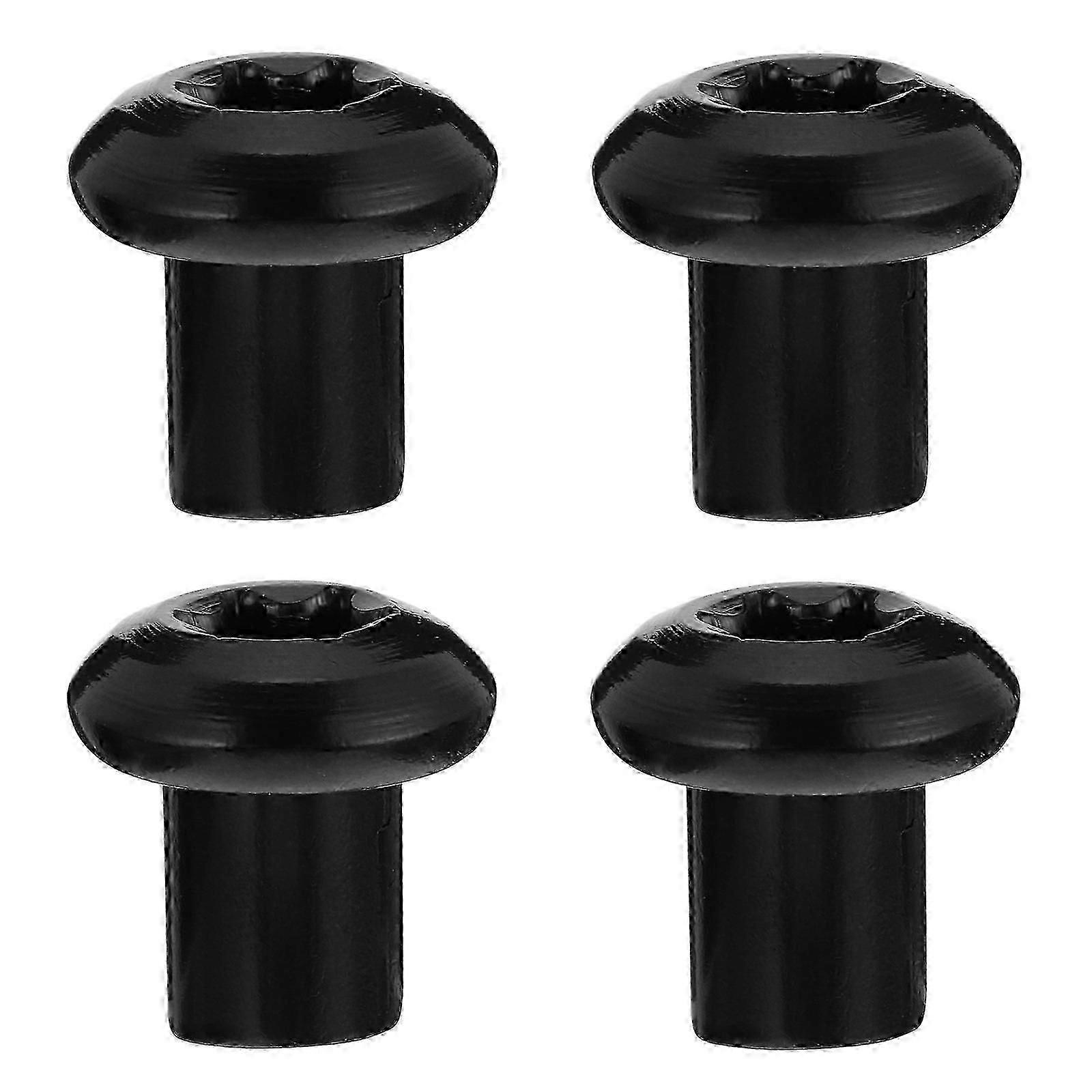 Four rust-resistant hinge nuts, suitable for vehicles, durable lock nuts with protective coating, easy to install.