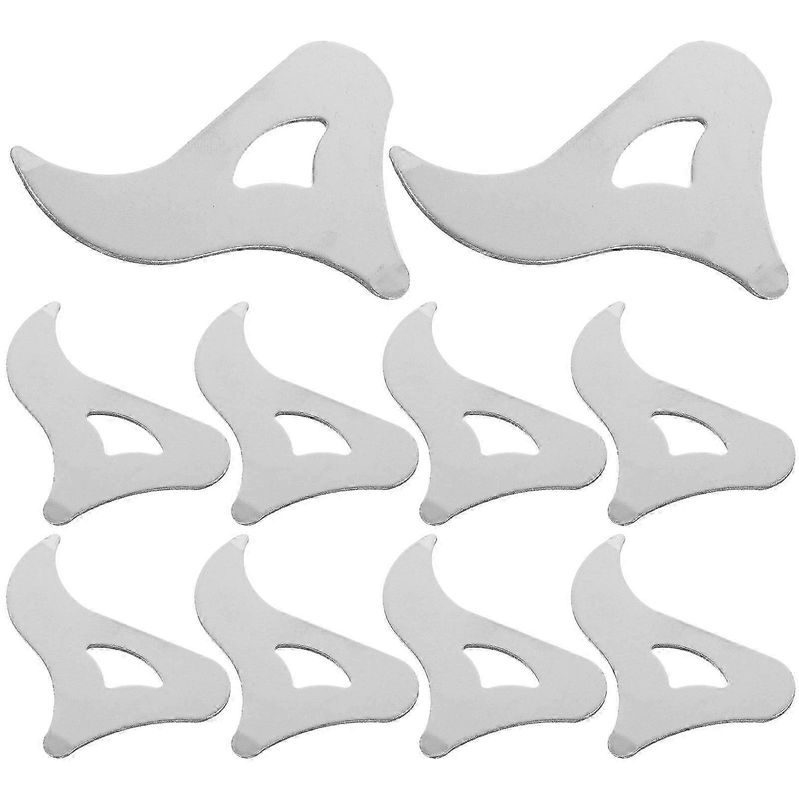 Silver Mini Nut Cracker Designed For Macadamia Nuts Featuring Ergonomic Design For Convenient Use 10Pcs