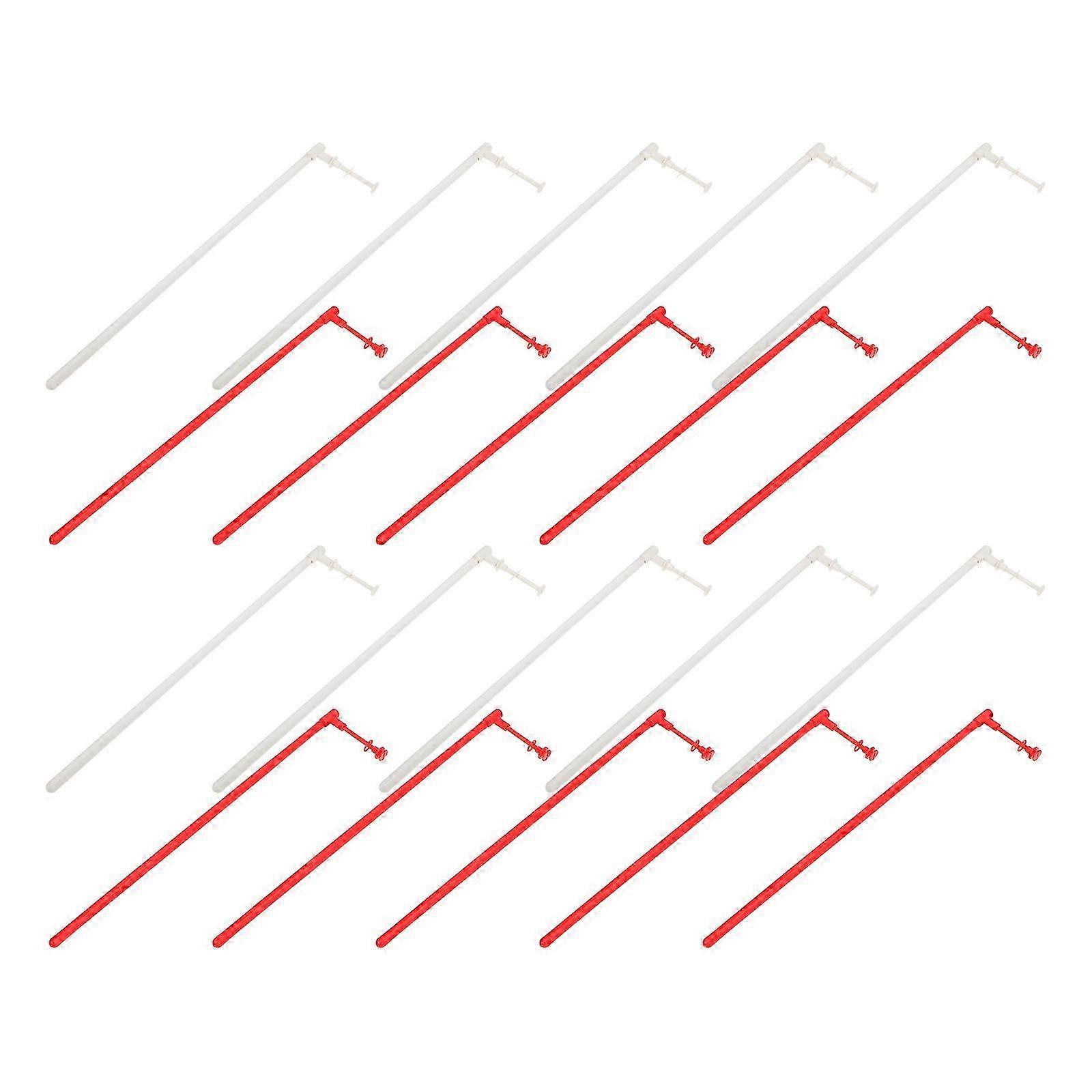 Windmill Making Rod Plastic Rods for DIY Use 20Sets Assorted Color