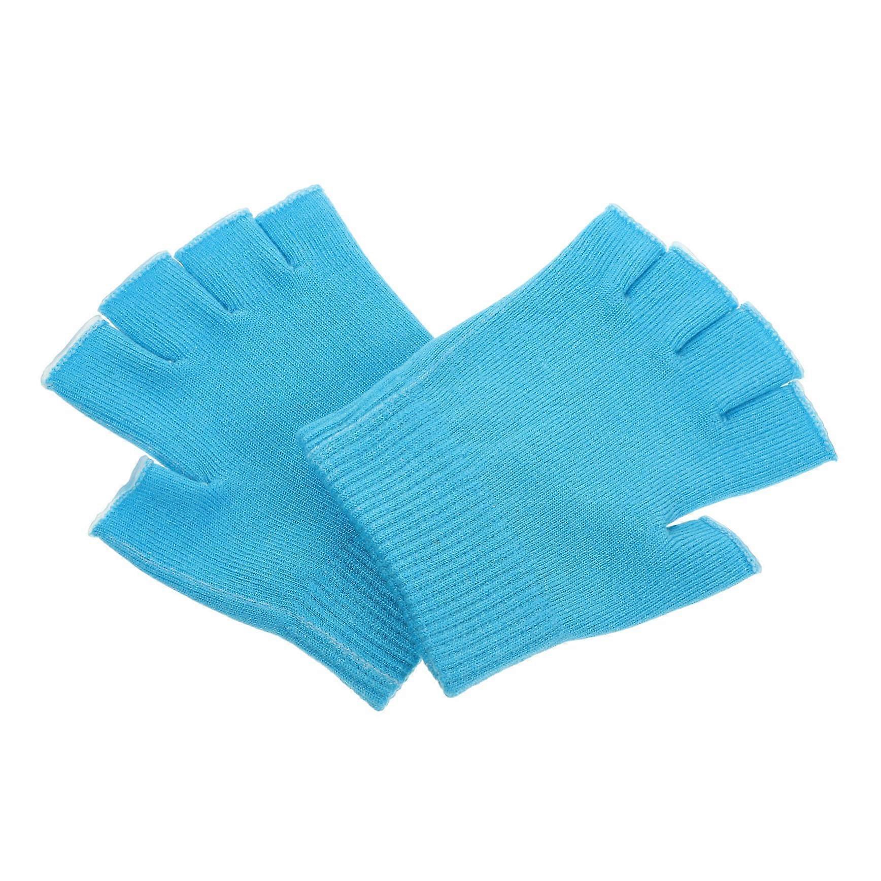 Moisturizing Gloves with Deep Hydration Gel Lining, Fingerless Touchscreen Design for Dry Hands