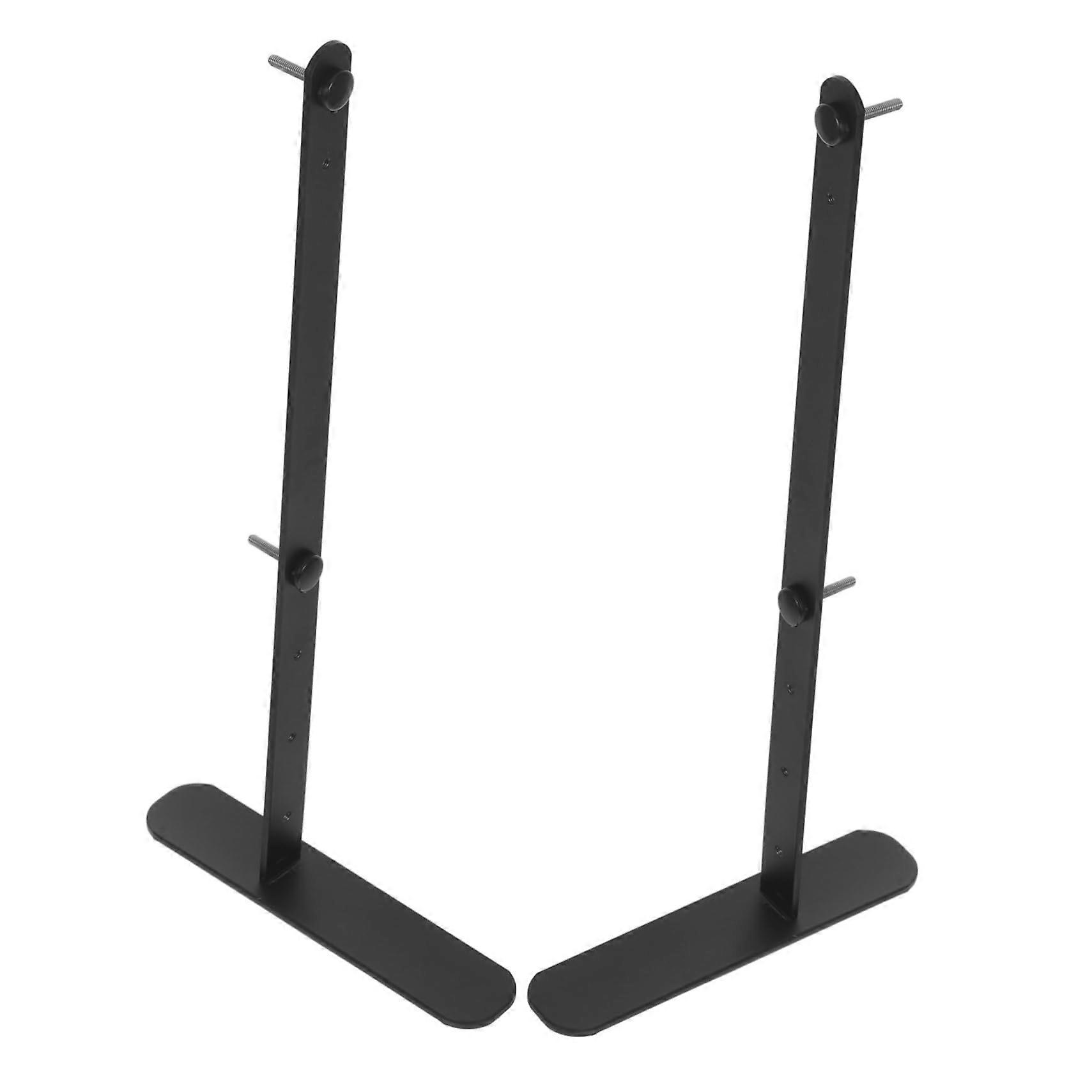 Pegboard Desk Mount with Adjustable Height Brackets for Office Organizer, 2Piece Set