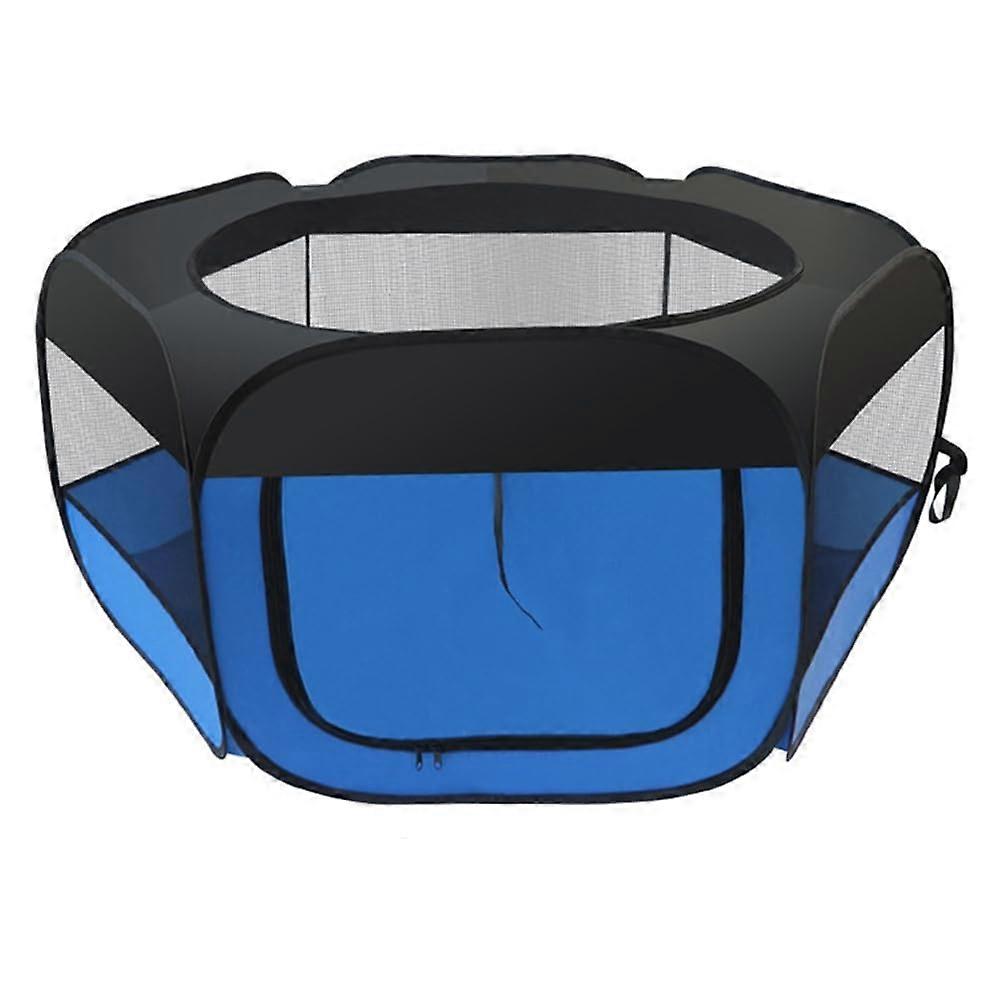 Chicken Brooder Box with Easy Clean Design and Mesh Ventilation for Baby Chicks Ducks Quail Blue