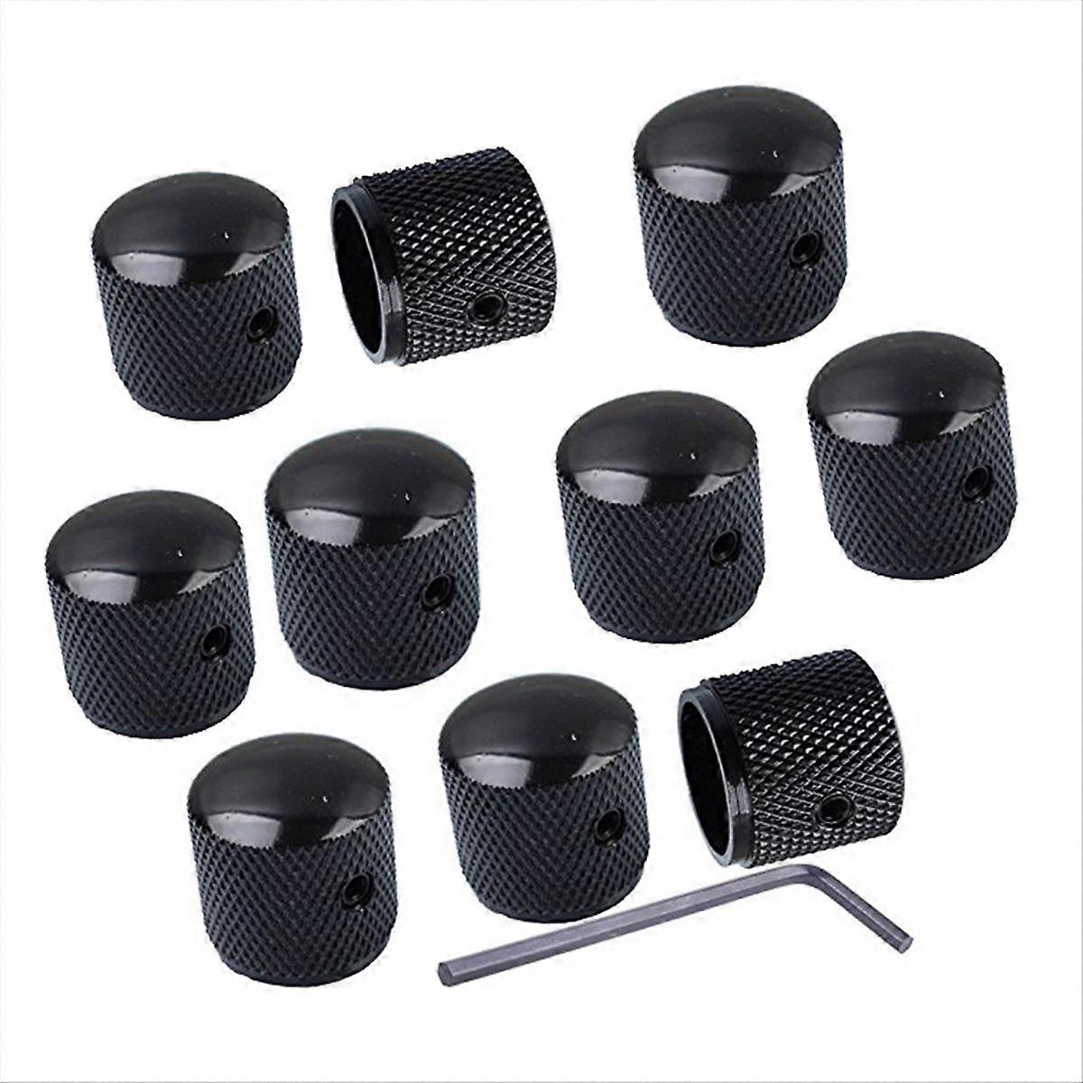 black Electric guitar metal volume knob
