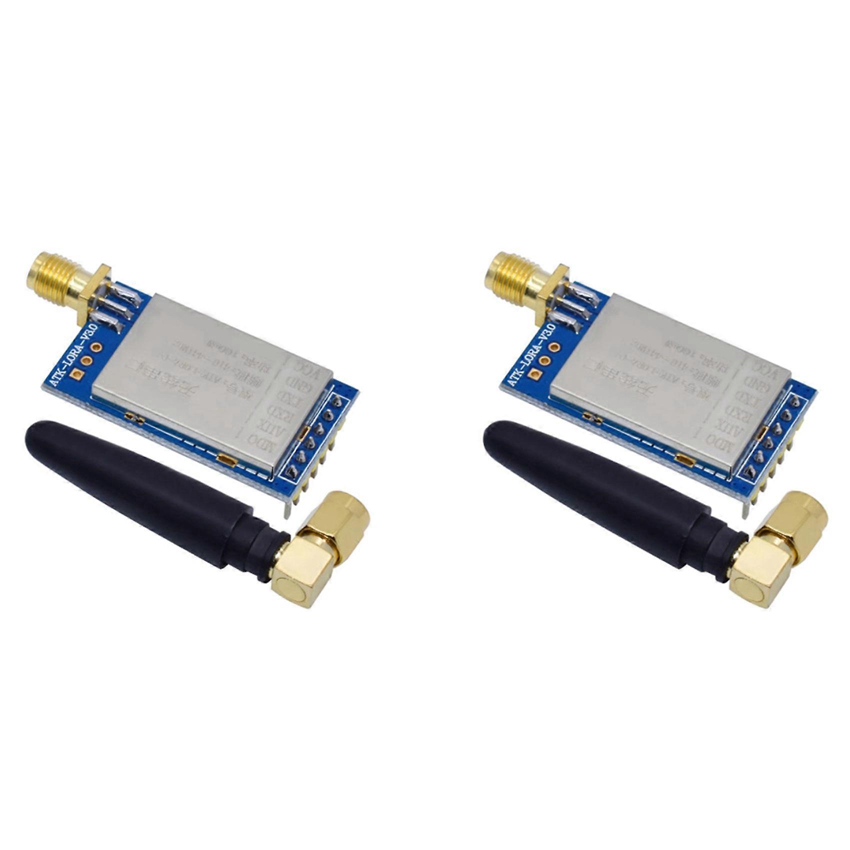 2X ATK-LORA-01 LORA Module Wireless Serial Communication Module SX1278 Wireless Module 3000m