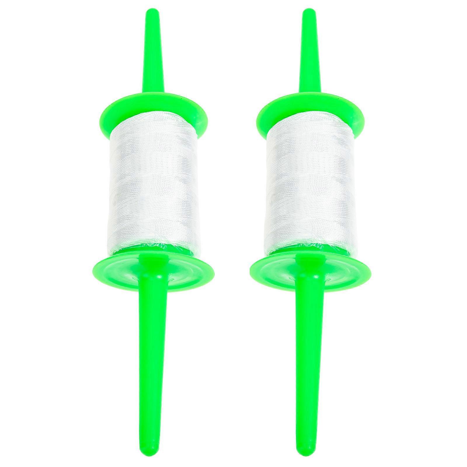 Outdoor Kite Reel Kite Flying Tool with 2Pcs Green String Spool