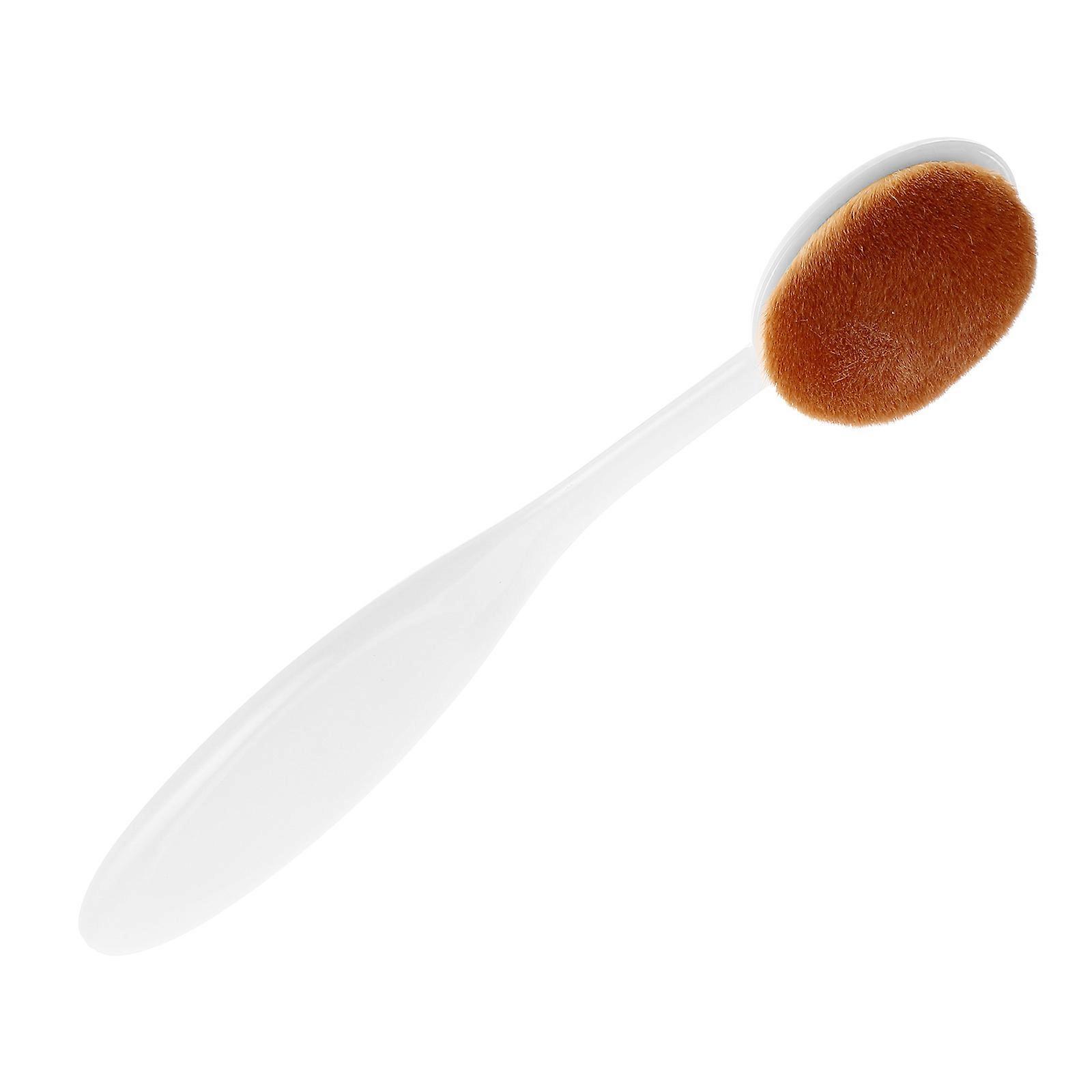 White Concealer Brush for Makeup with Soft Dense Bristles