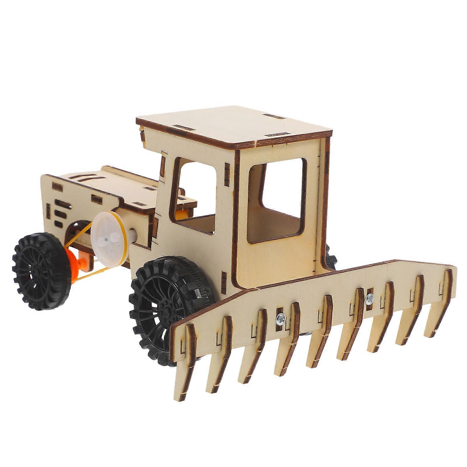 Experiment DIY Wooden Cultivator Model for 1Set Science Project