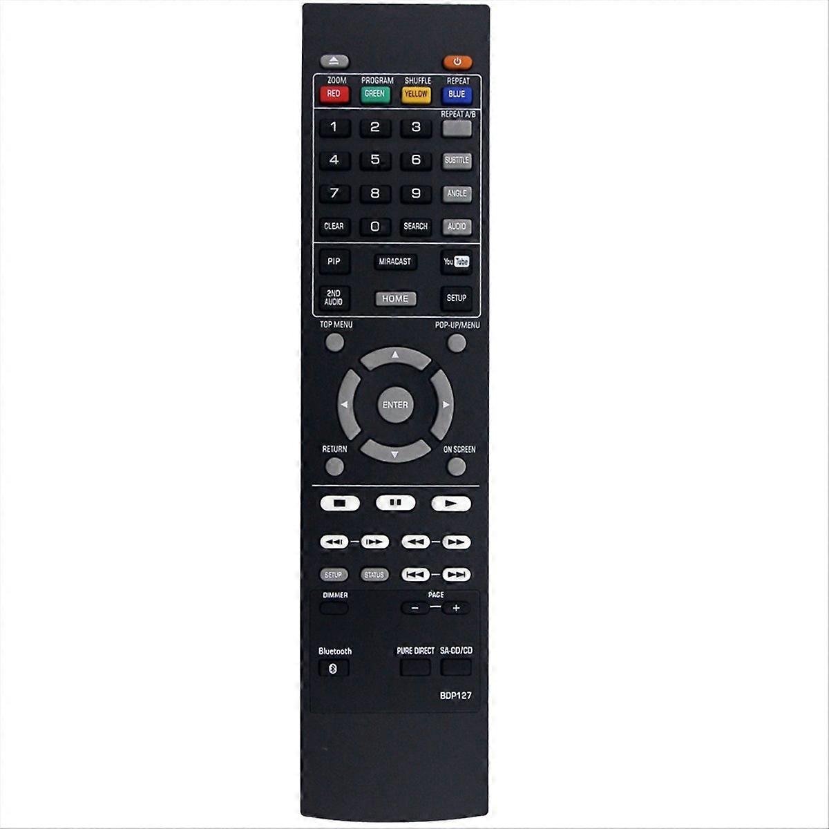 Replace BDP127 Remote Control for BD-A1060 Blu-Ray DVD Player