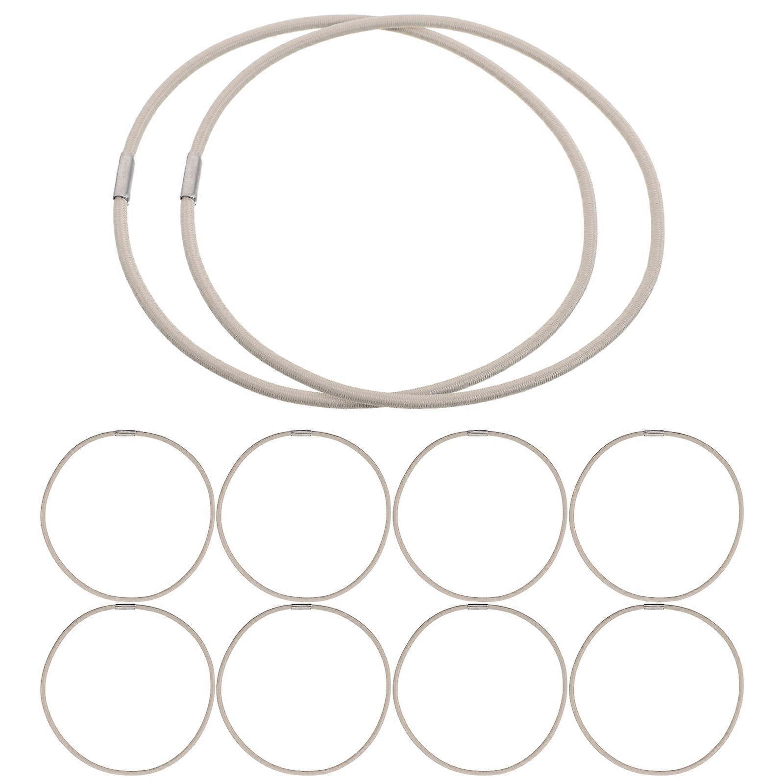 10Pcs Microphone Shock Mount Rubber Ring for Replacement and Shock Absorption