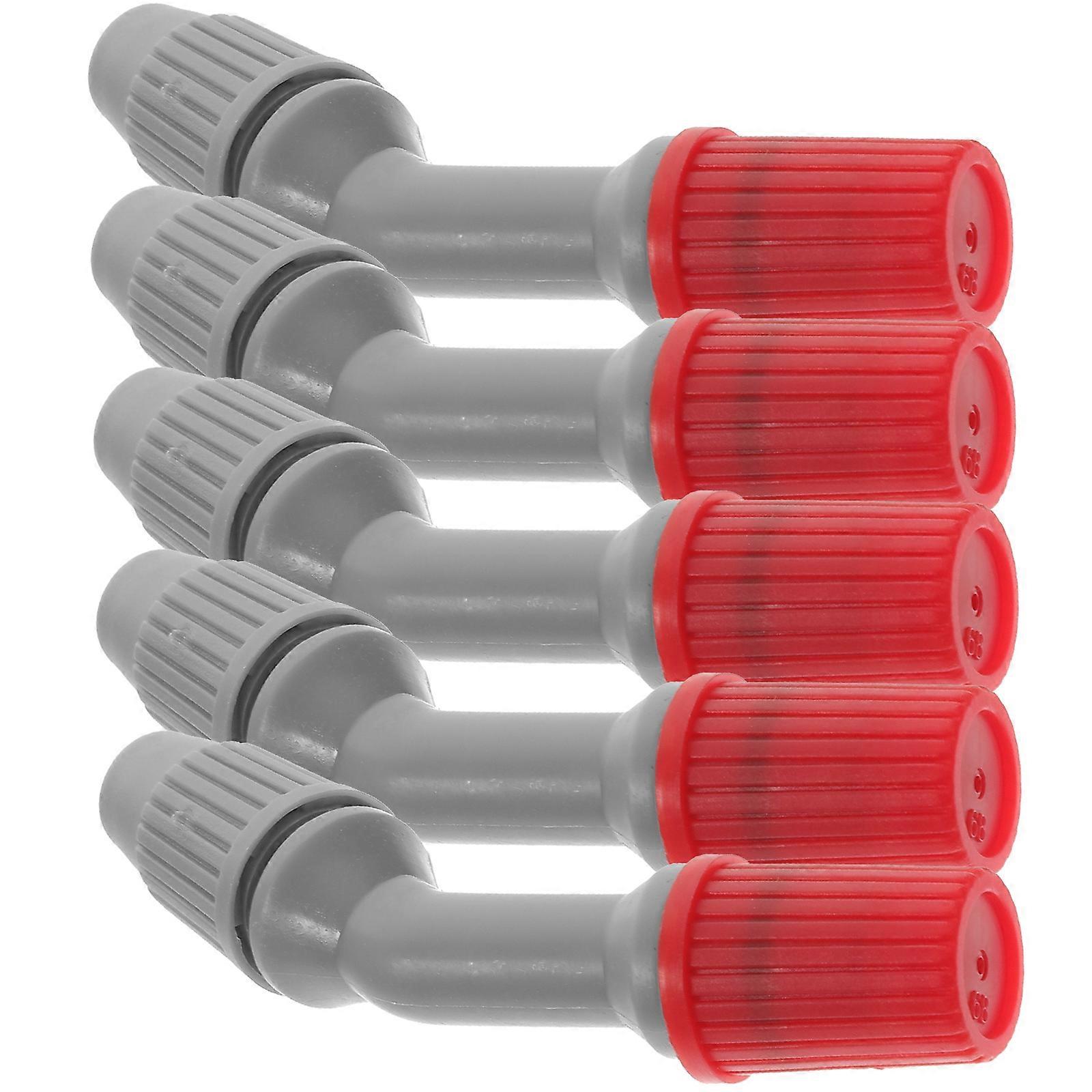 Spray Nozzle for Hose Replacement 15Pcs Garden Use Grey Plastic