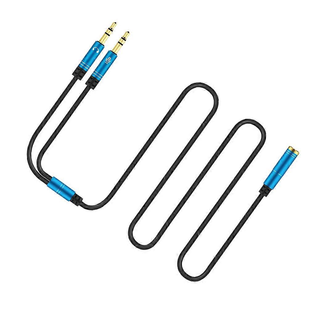 Headset Adapter Audio Converter Cable for Computer Use 1Pcs