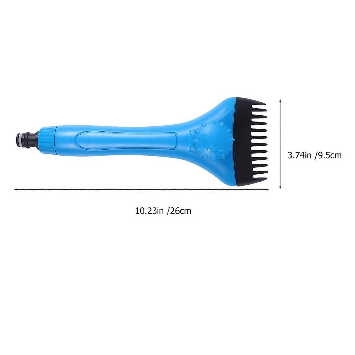 Swimming Pool Cleaning Brush for Cleaning Use 1Set Handheld Blue