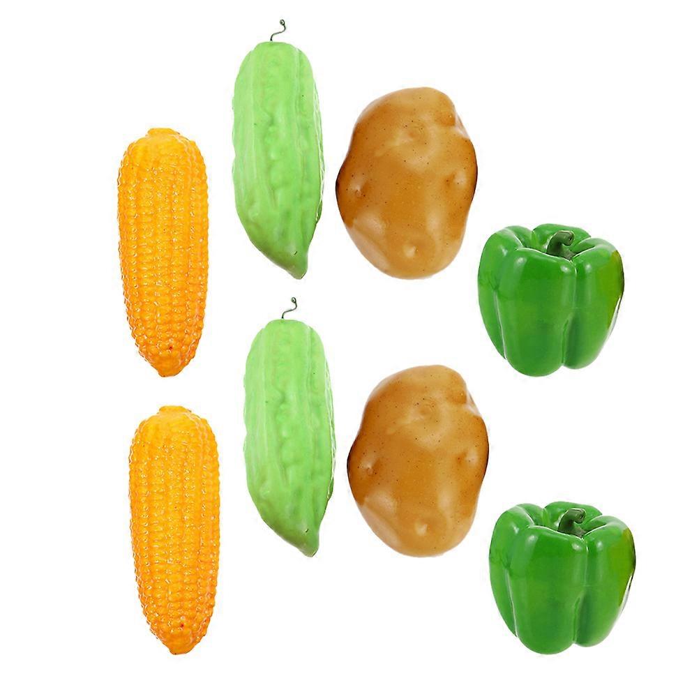 Artificial Vegetable Models for Decoration 24Pcs Lifelike Foam Set