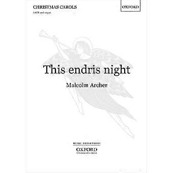 Esta noche endris: partitura Vocal