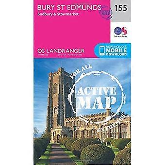 Bury St Edmunds, Sudbury & Stowmarket (OS Landranger Karte)
