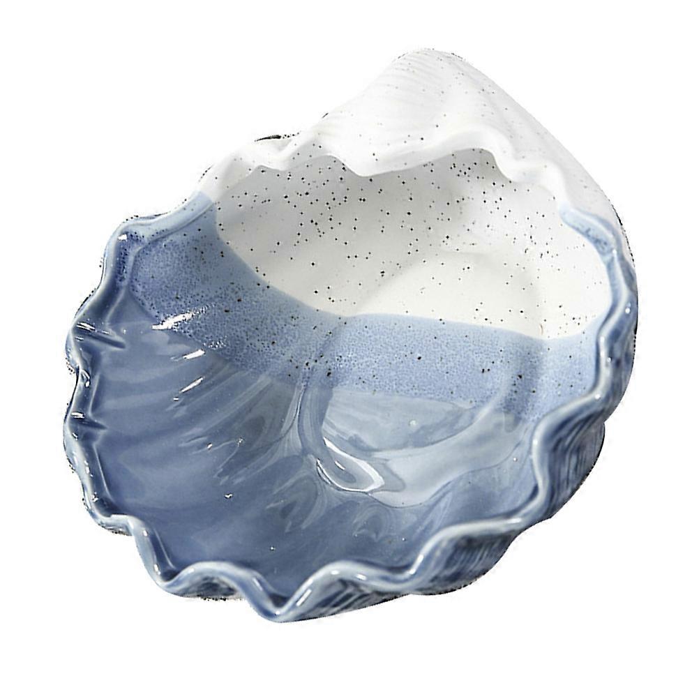 Ceramic Storage Tray Seashell Model for Decorative Household Use 1Pcs