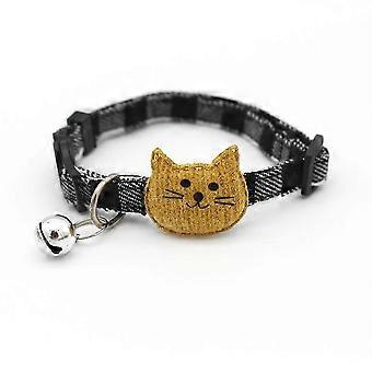 Cat Collar Pet Bell Collar Bow Patch Cat Buckle Cat Collar