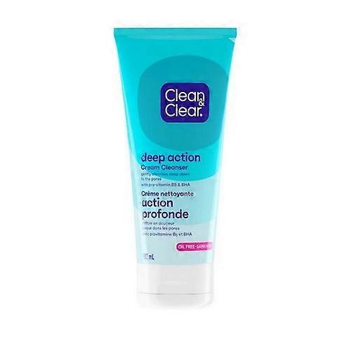Clean & Clear Deep Action Cream Cleanser, 192 Ml