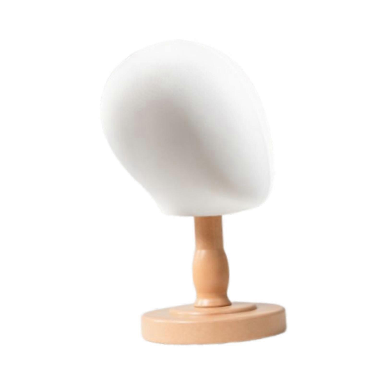 Hat Display Stand Wig Making Styling Head with Base Multifunctional Practical