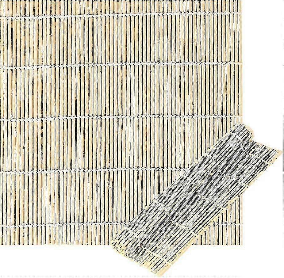 2 Packs Bamboo Rolling Sushi Style Mat