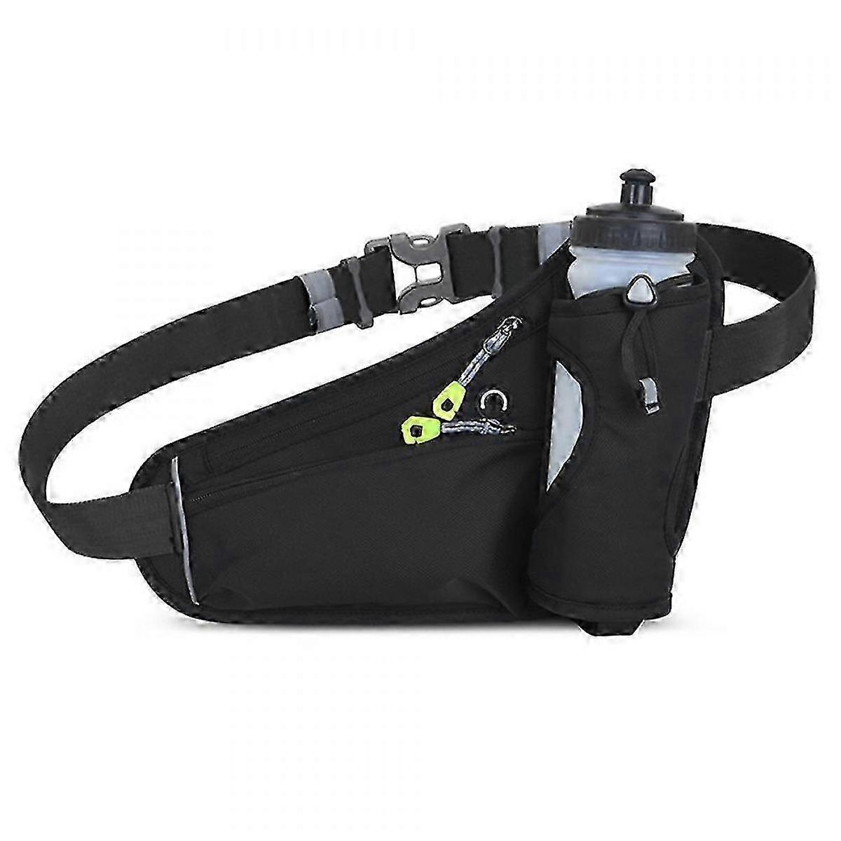 Hydration Running Belt with Adjustable Waist Pack & Reflective Design