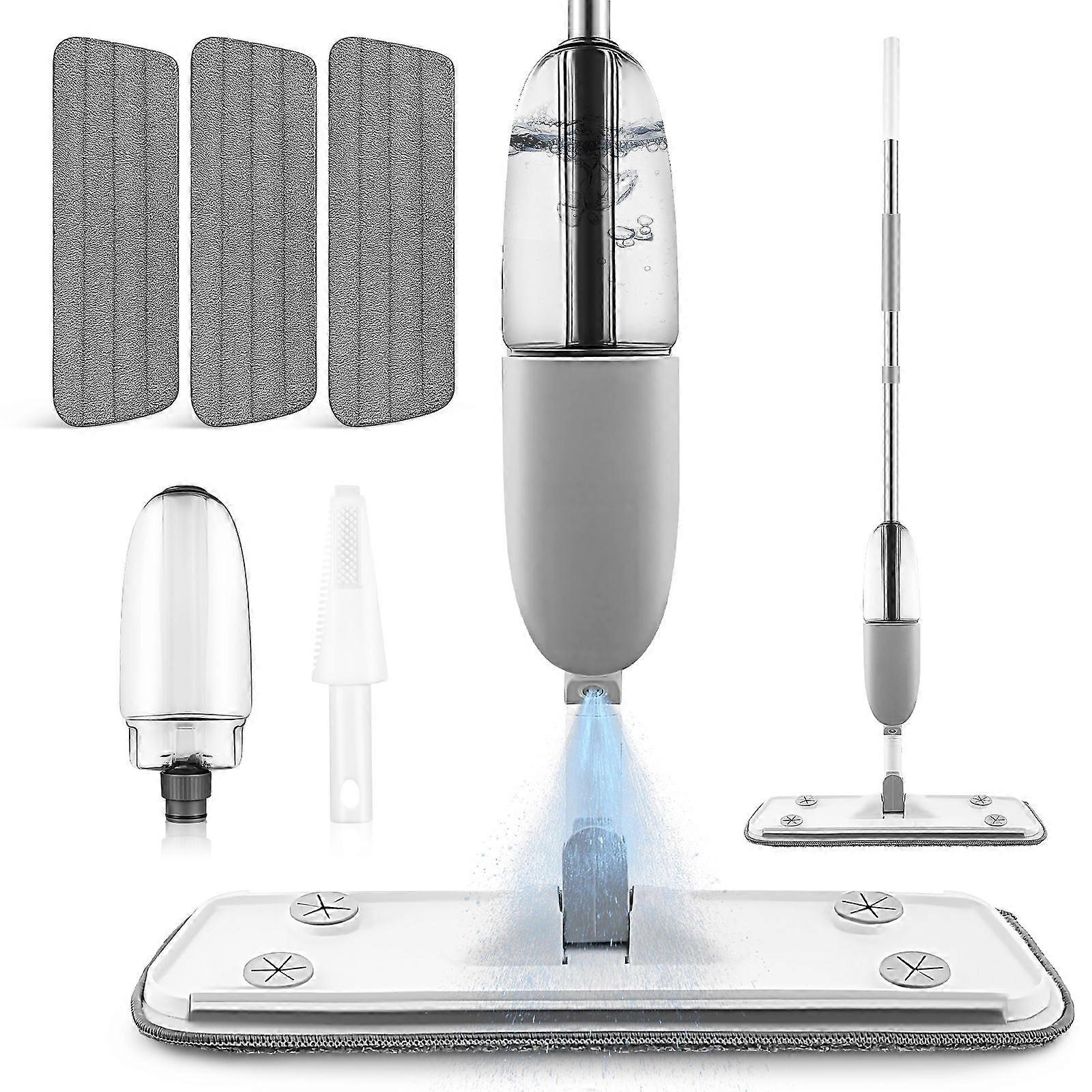 Spray Mop Floor Cleaning Mop Flat Mop Refillable Rotatable Spray Mop with Replacement Pads