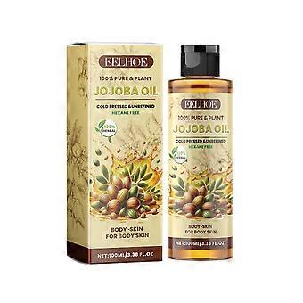 Jojoba Oil For Body Skin, Moisturizing Skin Care Nourishing Light Line Moisturizing Mild Skin Care Essential Oil