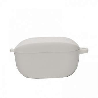 Protective case for JBL Wave 100TWS headphones with carabiner, White Color: Blanco MC1