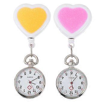 Montre de poche médicale rétractable, lot de 2