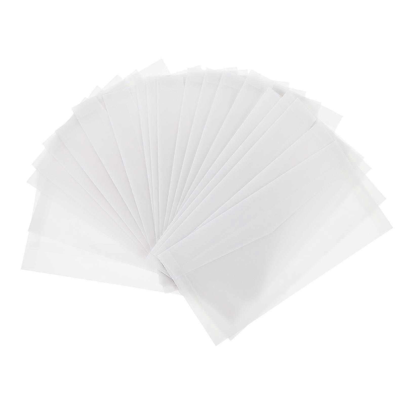 Translucent Envelope Letter Envelope for Home Use 20Pcs White