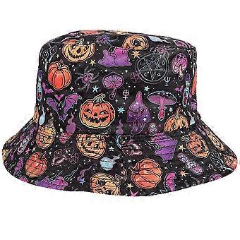 Retro Fashion Bucket Hat Women Sun Protection Outdoor Use Multi 26x26cm Casual Style 1Pack