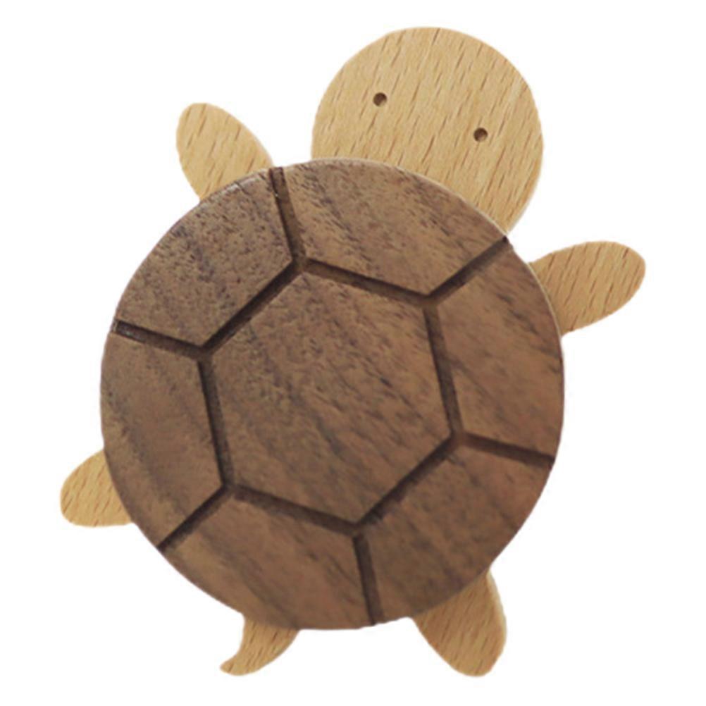 Turtle Shape Coat Hook No-Punch Clothes Hook Multi Wooden