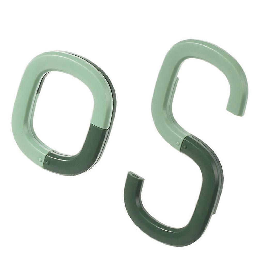 S Hooks Multi-Functional Kitchen Hook for Hanging 2Pcs Foldable Plastic Hooks